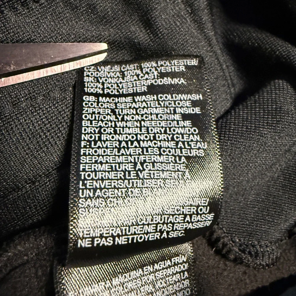 The North Face Mens XL‎ Quarter Zip Fleece Pullover Grey Colorblock Jacket
